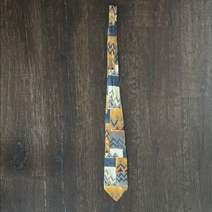 Geometric Patterned Tie - Multicolor